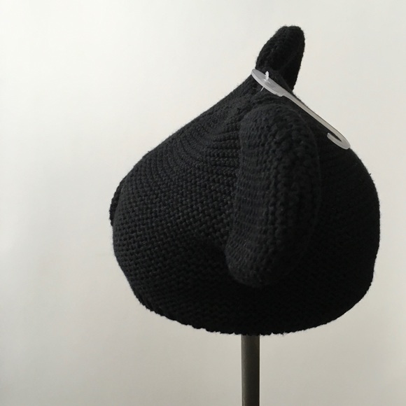 Gap Mickey Mouse ears black knit hat 0 to 6 months - Picture 2 of 4